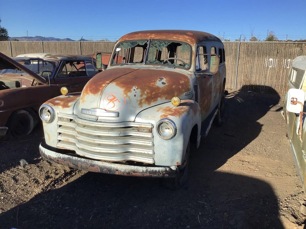 1952 CHEVROLET ONE TON 3800 PANEL WINDOW VAN-
