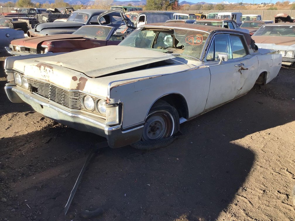 1968 LINCOLN CONTINENTAL-8Y82A846076-
