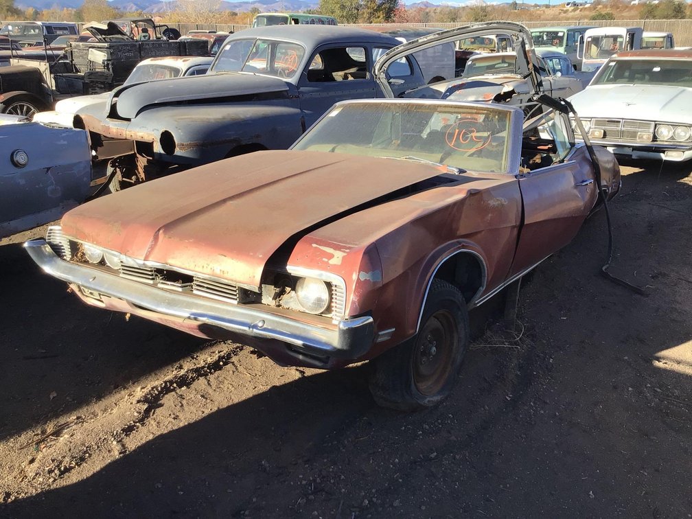 1969 MERCURY COUGAR CV-9F94H583928-