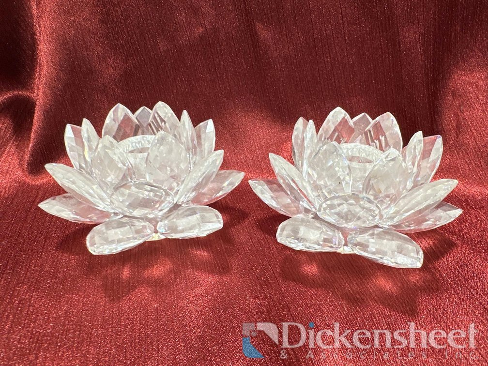 SWAROVSKI CRYSTAL CANDLE HOLDERS