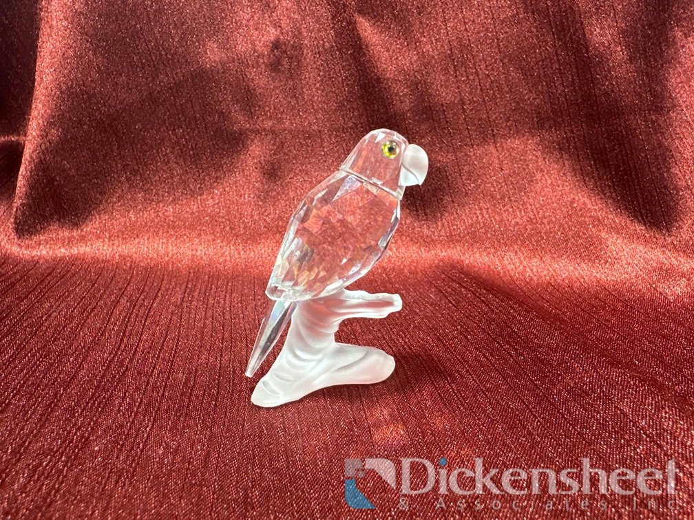 SWAROVSKI PARROT ON BRANCH