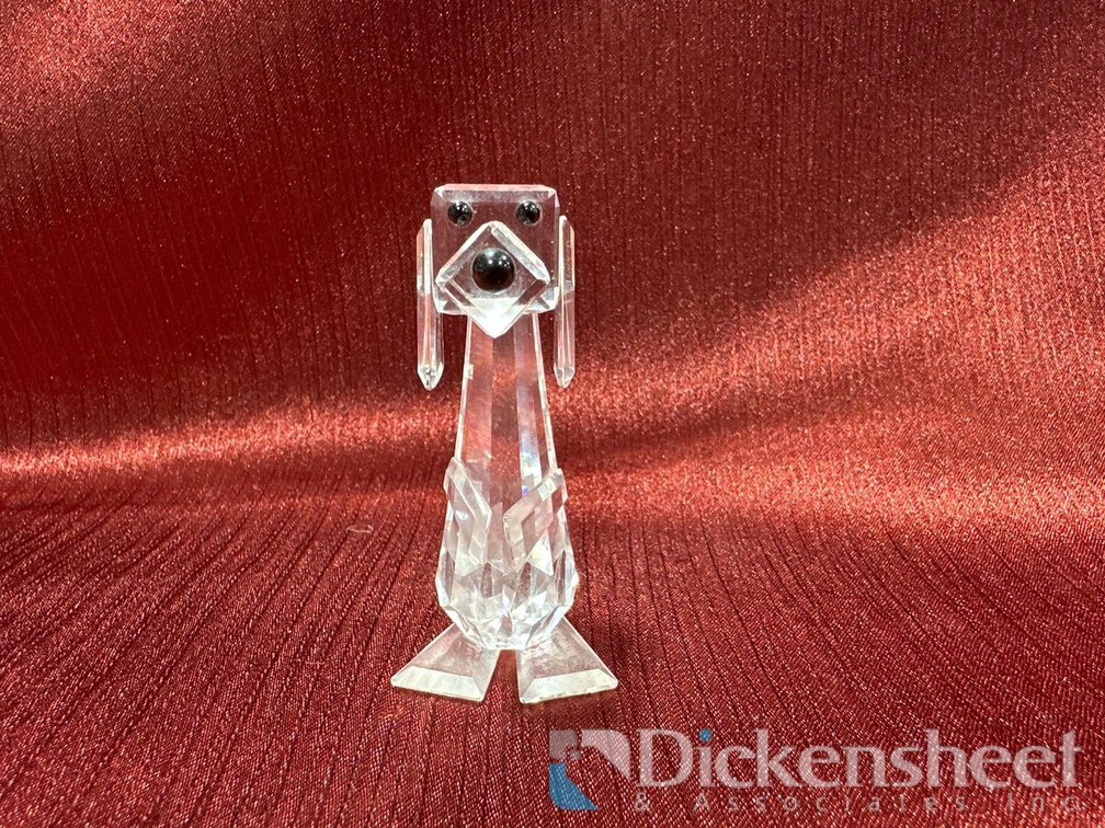SMALL SWAROVSKI CRYSTAL DOG