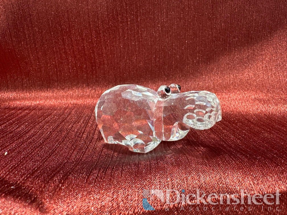 SMALL SWAROVSKI CRYSTAL HIPPOPOTAMUS