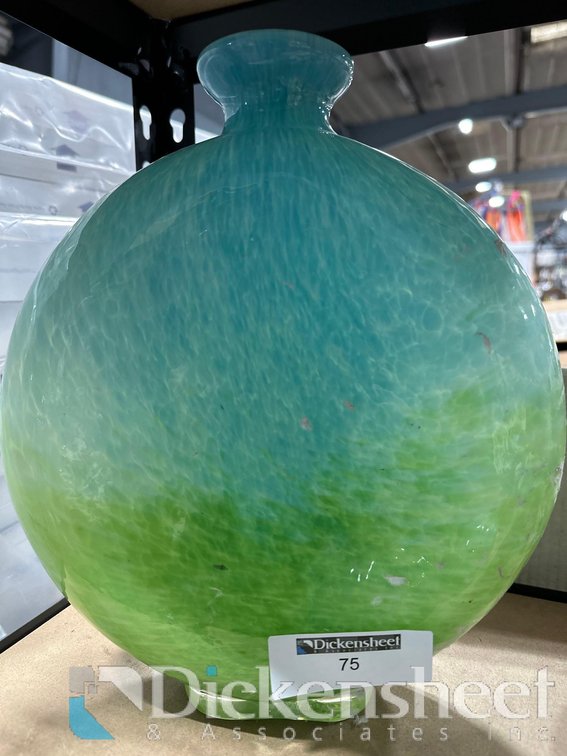 GLASS BLOWN VASE