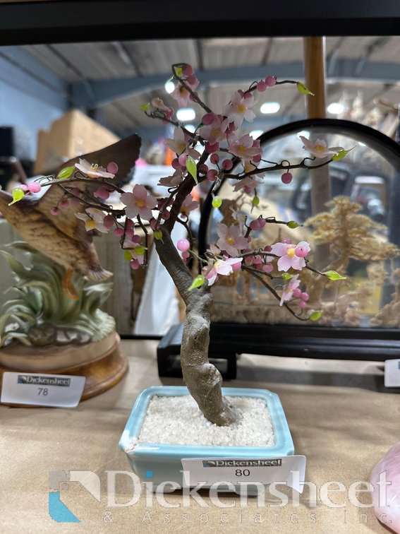 MINI GLASS CHERRY BLOSSOM TREE