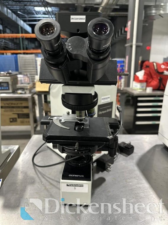 OLYMPUS BX50F4 MICROSCOPE, SN: GM06487