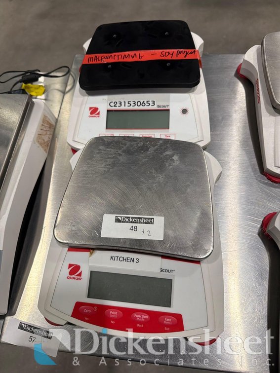 OHAUS SCOUT SPX6201 BALANCE SCALE LOT, QTY(2)