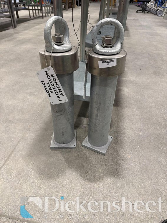 FALL PROTECTION ANCHOR LOT, QTY (2)