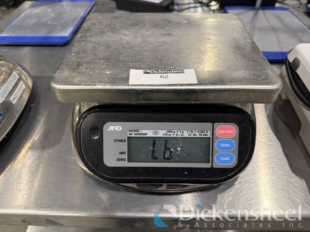 AND SK-5000WP LAB BALANCE SCALE