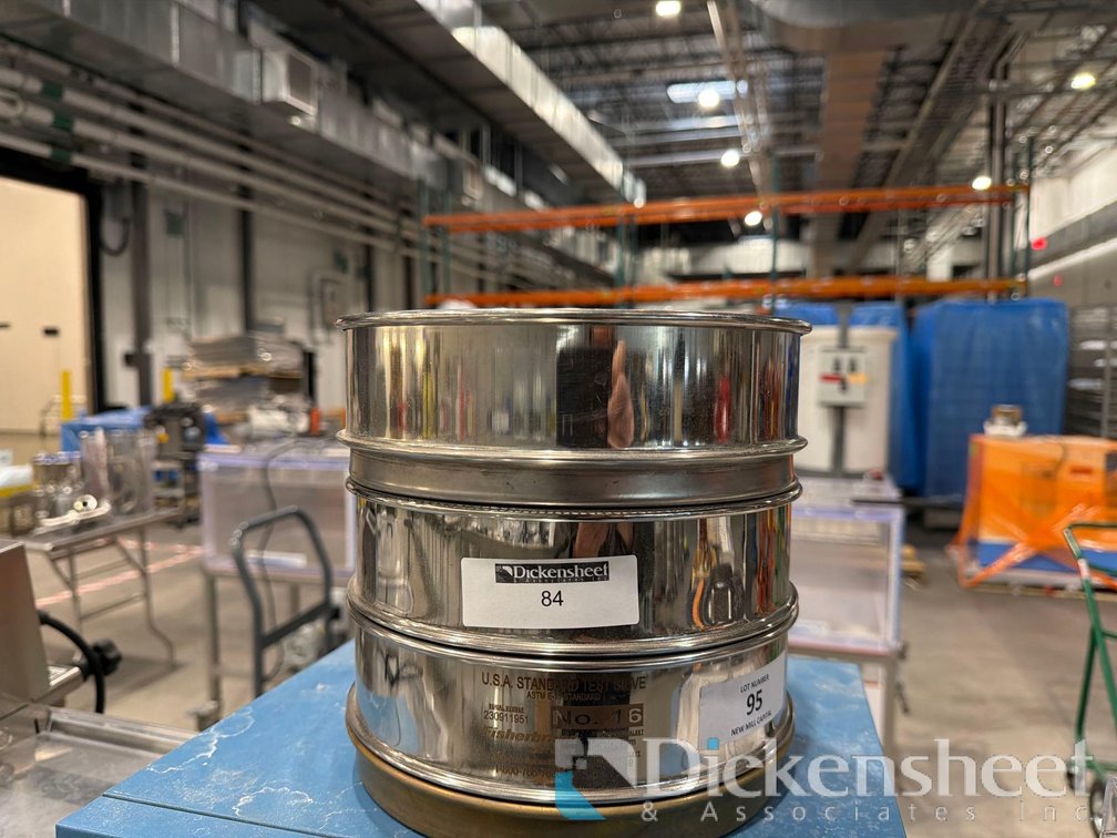 TEST SIEVE LOT, QTY(3)