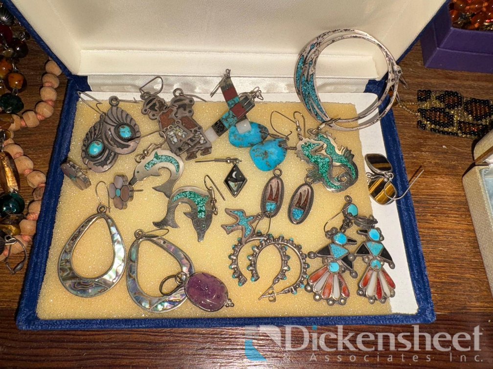 925 SILVER EARRINGS WITH STONES