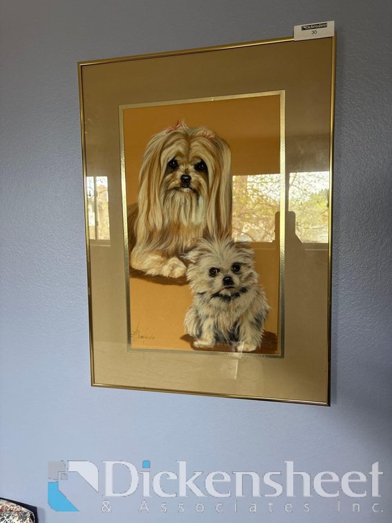LOT OF FRAMED ARTWORK PACKAGE as photographed