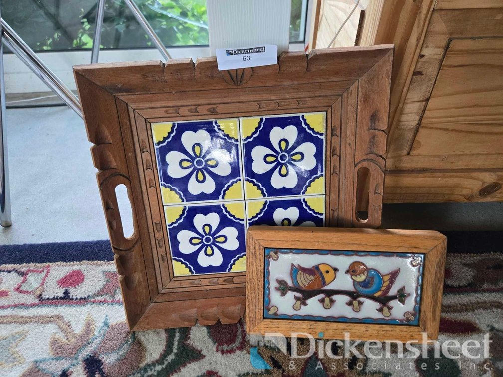 CERAMIC ARTWORK LOT QTY (2)