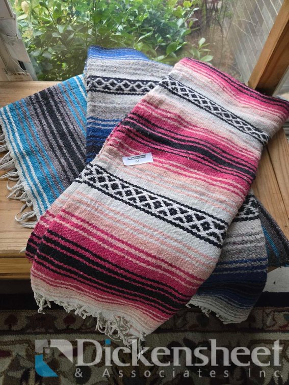 NATIVE AMERICAN STYLE BLANKETS, QTY (3)