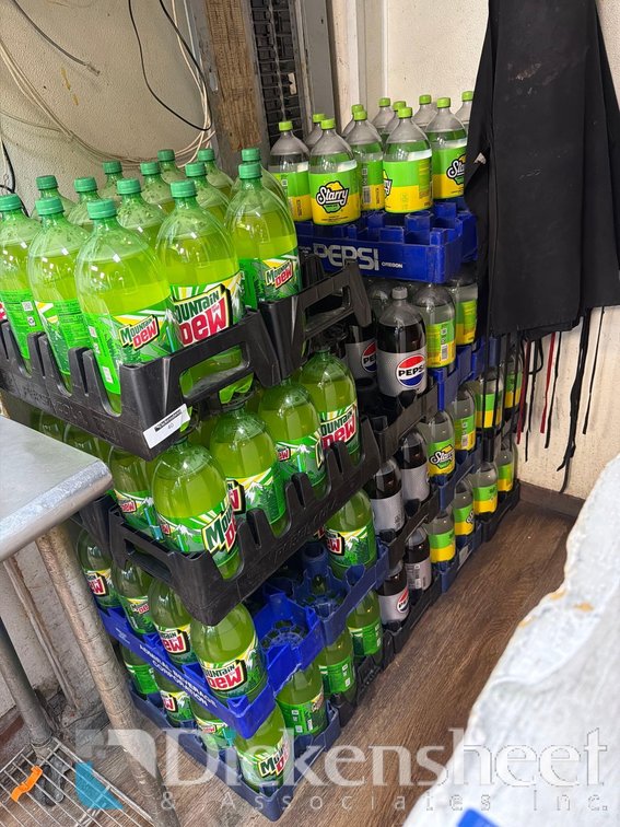LARGE LOT OF BOTTLED MOUNTAIN DEW & STARRY