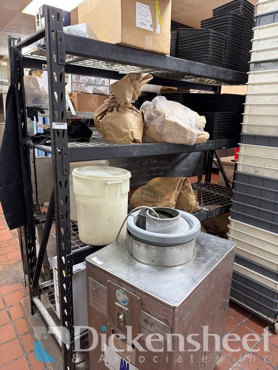 MEDIUM DUTY ADJUSTABLE SHELVING UNIT ONLY-Contents are