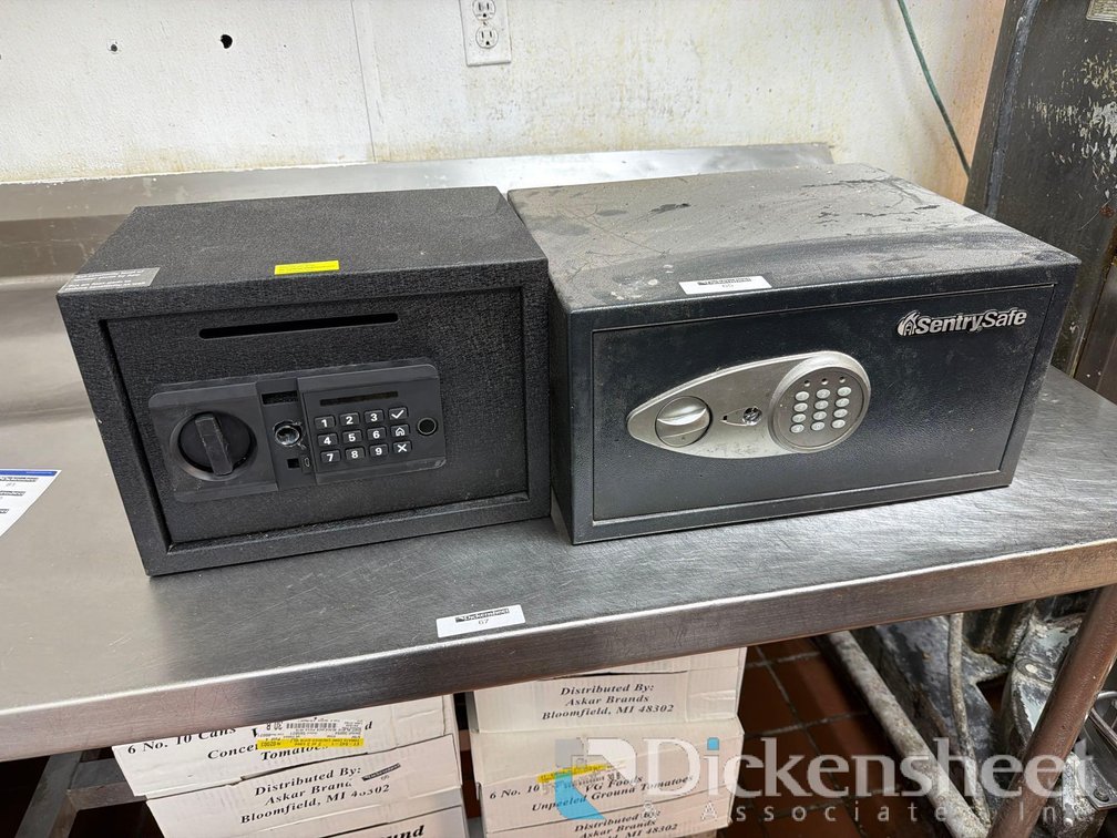 (2) SMALL SAFES