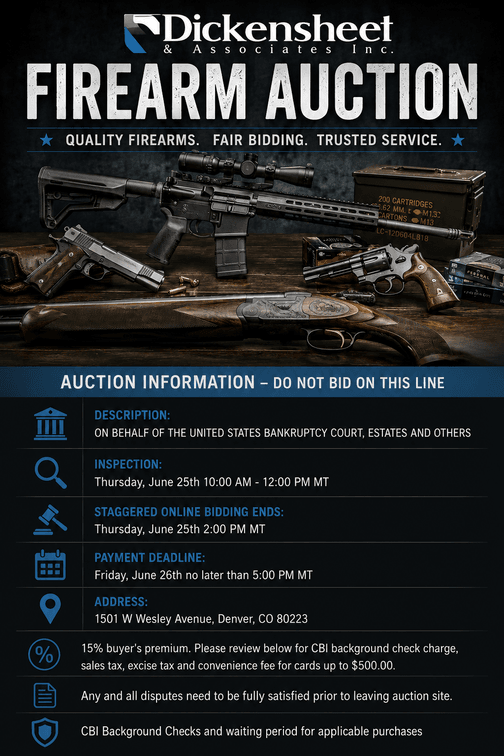 Image for DENVER-June Firearm, Ammunition and Knives on Wesley