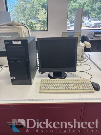Image for VIEWSONIC MONITOR AND IBM COMPUTER