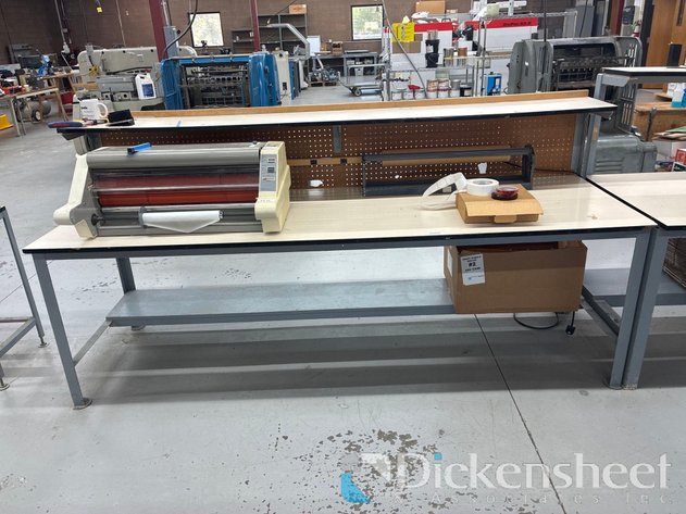 Image for SHOP BENCH WITH PEGBOARD BACKING
