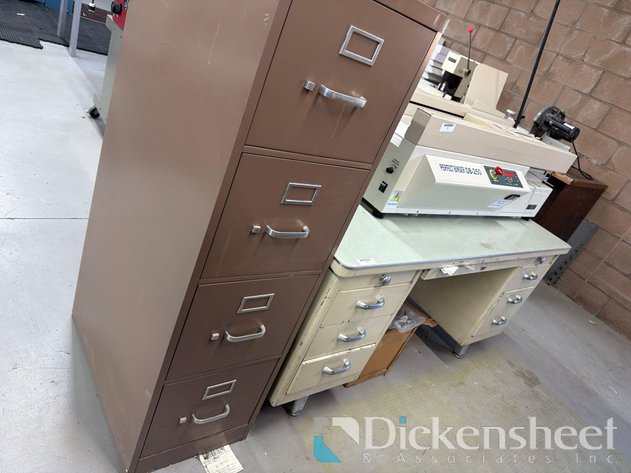 Image for METAL DESK & FILE CABINET