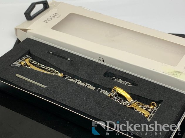 Image for Posh Two Tone Bracelet Band For Apple Watch