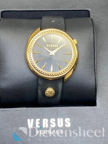 Image for Versus Versace Black & Gold Women's Watch