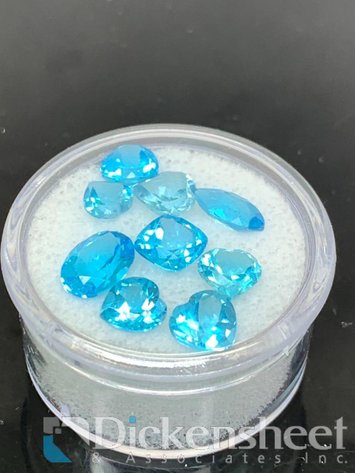 Image for Lot of Loose Light Blue Gemstones