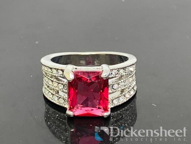 Image for Silver Tone Cocktail Ring