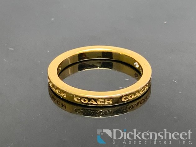 Image for Gold Tone Coach Ring