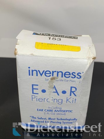 Image for 14KT Gold Blue Stone Earrings Inverness Home Piercing Kit