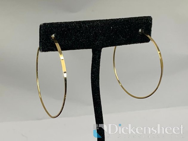 Image for 14KT Yellow Gold Hoop Earrings