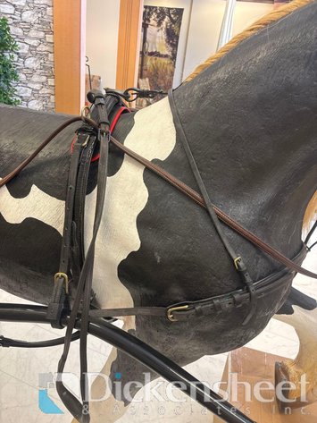 Image for FULL COLLAR AND HAMES HEAVY DRAFT HORSE HARNESS
