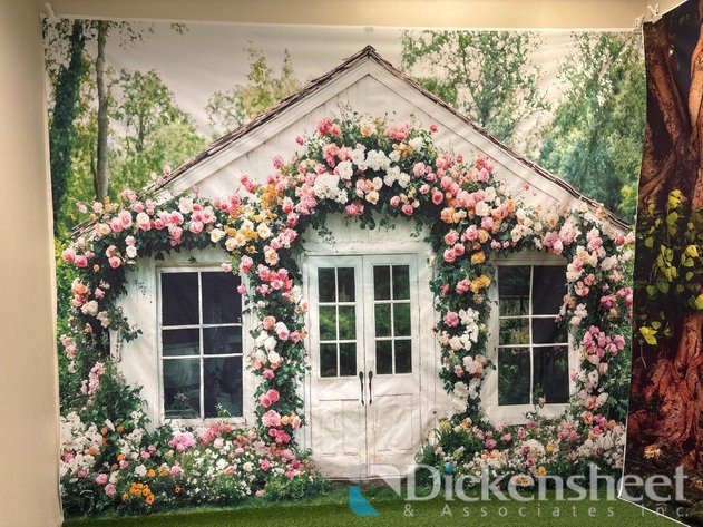 Image for FLORAL HOUSE BACKDROP