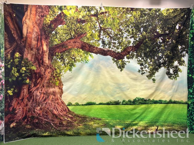 Image for TREE AND FIELD BACKDROP