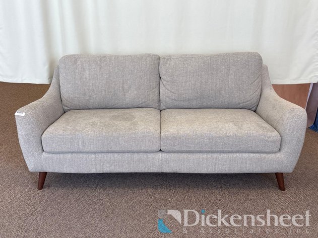 Image for GREY TWO-CUSHION LOVESEAT