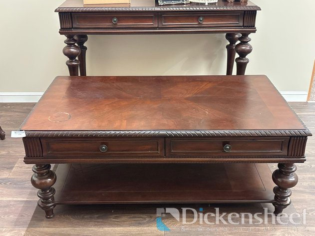 Image for MATCHING WOOD COFFEE TABLE AND COUCH/ENTRY TABLE