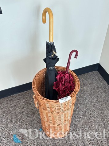 Image for UMBRELLAS AND WICKER BASKET