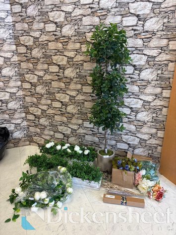 Image for SELECTION OF ARTIFICIAL PLANT, TREE DECORATIONS