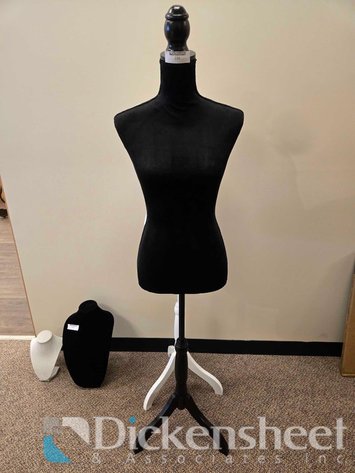 Image for BLACK BODICE WITH STAND