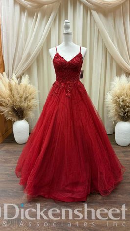 Image for QUINCEANERA BALL GOWN, RED, SIZE 6