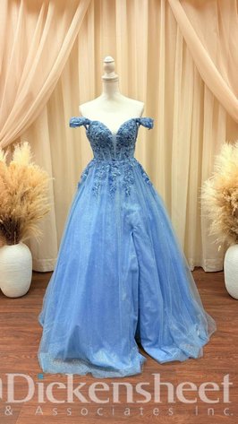 Image for QUINCEANERA EVENING GOWN, LT BLUE, SIZE 0