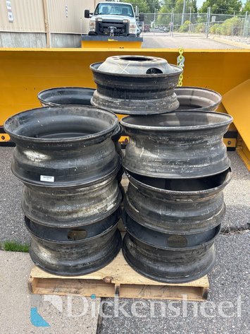 Image for STACK OF ACCURIDE BUDD STYLE STEEL WHEELS