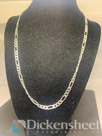 Image for Silver Figaro Style Necklace