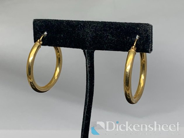 Image for 14KT Yellow Gold Hoop Earrings