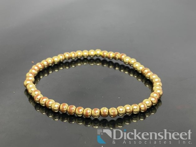 Image for Gold Tone Beads Bracelet