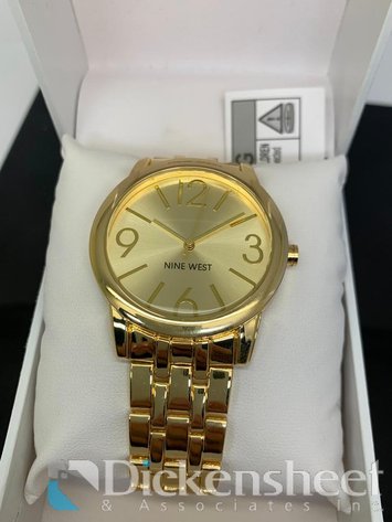 Image for Nine West Gold Tone Women's Watch