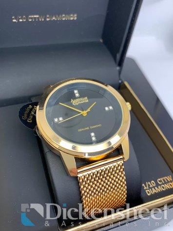 Image for American Exchange Gold Tone Men's Watch