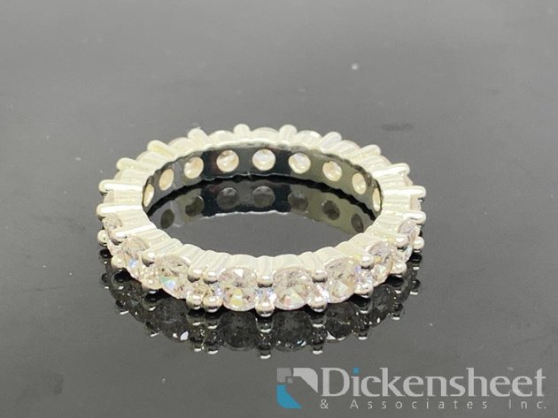 Image for Silver Tone Eternity Ring