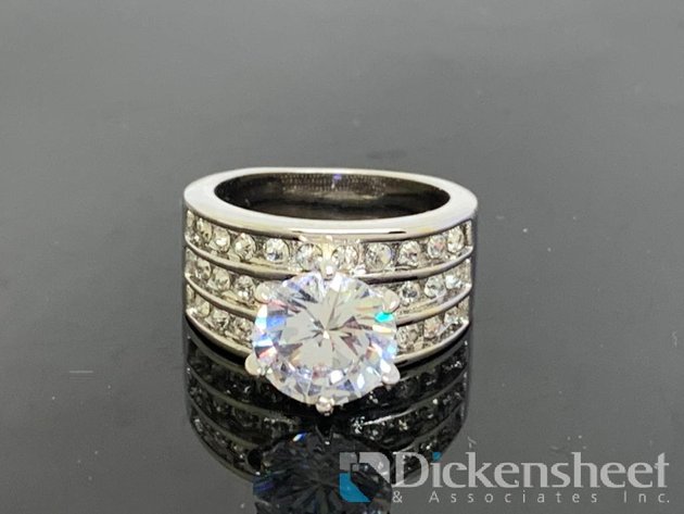 Image for Engagement Ring Silver Tone